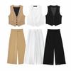 New European & American Women's Casual Summer Tank Top and Pants Set