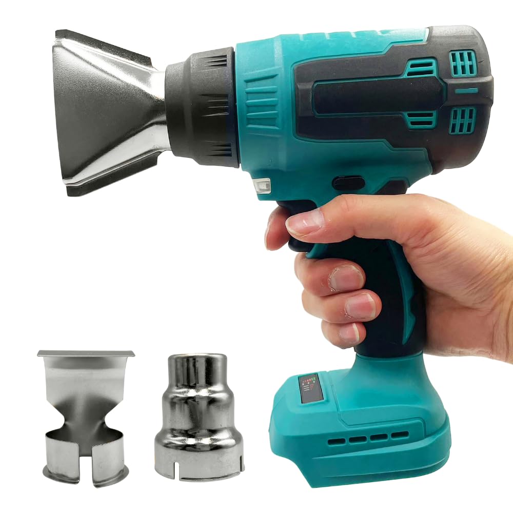 

Makita Compatible Rechargeable Heat Hot Air Sticker Cordless Power 18V For Body Only Gun, Bending, Wrapping, Removal, Tool, Compatible, Beginners, синий