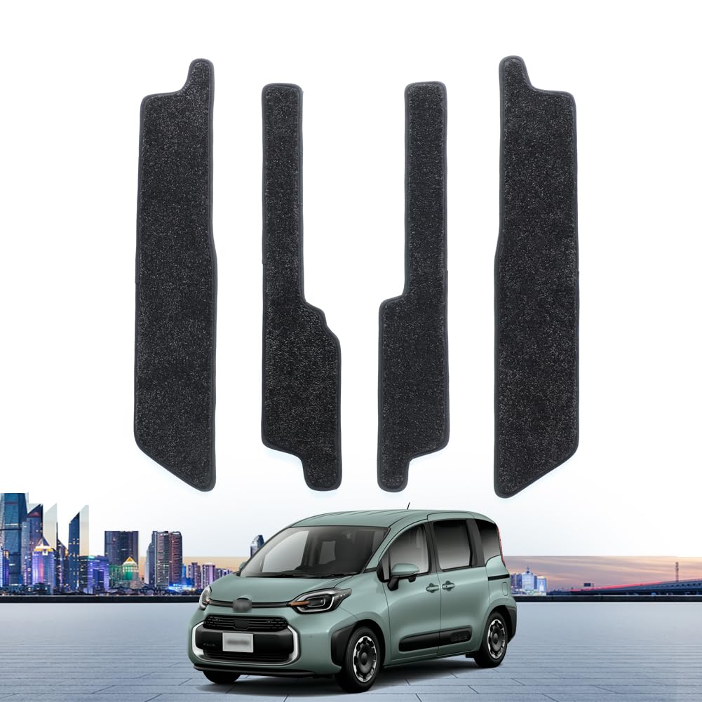 Set of 4 Side Step Mats for the New Toyota Sienta Compatible with the 3rd Generation SIENTA These mats are perfect as entrance floor preventing stains