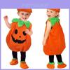 Bedårande Halloween-pumpadräktset för barn för småbarnsbaby Cosplay-skoj