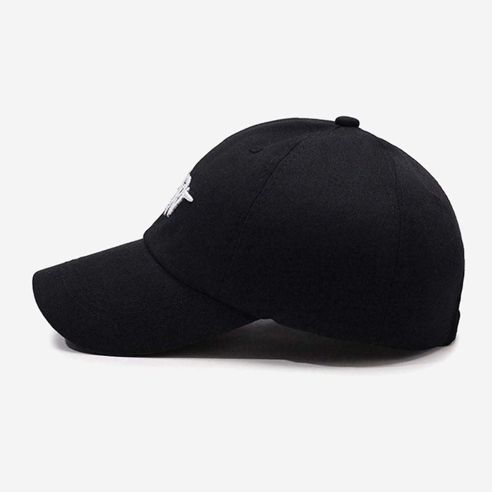 Women's H-mark Letter Hard Top Thick Essence Baseball Cap Sun Protection Face Covering Sun Hat
