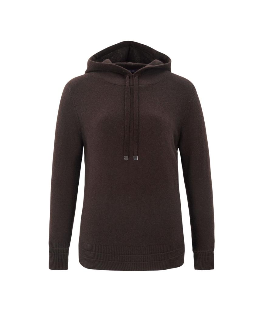 Easy Hooded Cashmere Blended Sweatshirt