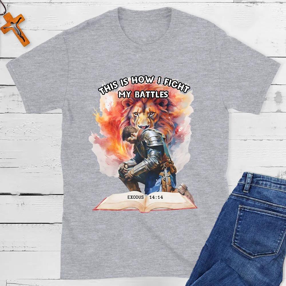 This Is How I Fight Christian TShirt Mens and Womens Short Sleeve Cotton Tees Shirt Men Clothing Summer Blouse Oversize Tops