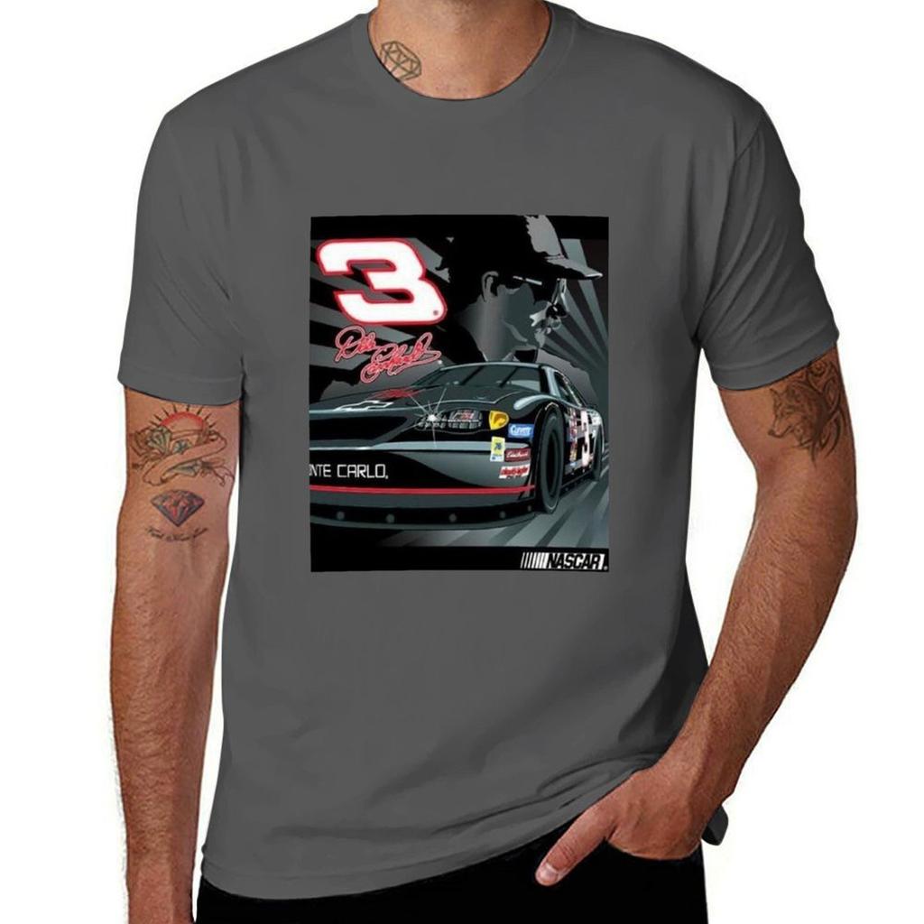 Dale Earnhardt Tshirt Soft Casual Short Sleeve Cotton Tee