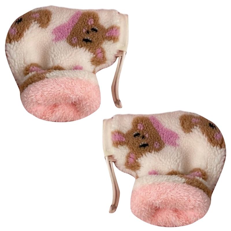 1 Pair Cartoon Scooter Mittens Children's Balance Car Gloves Warm and Soft Hand Gloves for Outdoor Sports Activities