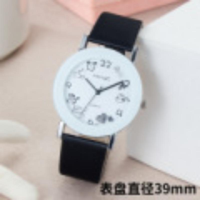 Topmarke Persönlichkeit Studentenuhr Cartoon Niedlich Quarz Paar Herren- und Damenuhr Quarzuhr