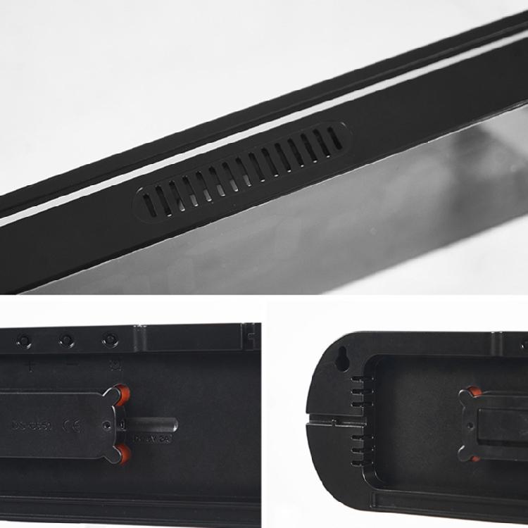 Large Digital Wall Clock Temperature Date Week Timing Lightsensing