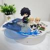 Demon Slayer Anime Figure #1541 Kyojuro Rengoku Kimetsu No Yaiba Action Figure Giyu Tomioka Figurine Toys