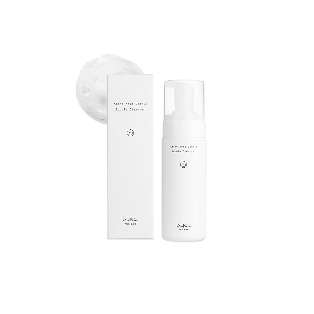 Amino Acid Bubble Cleanser 140ml, Foaming Face Wash, Pump Type, High Moisturizing, Cleansing Face