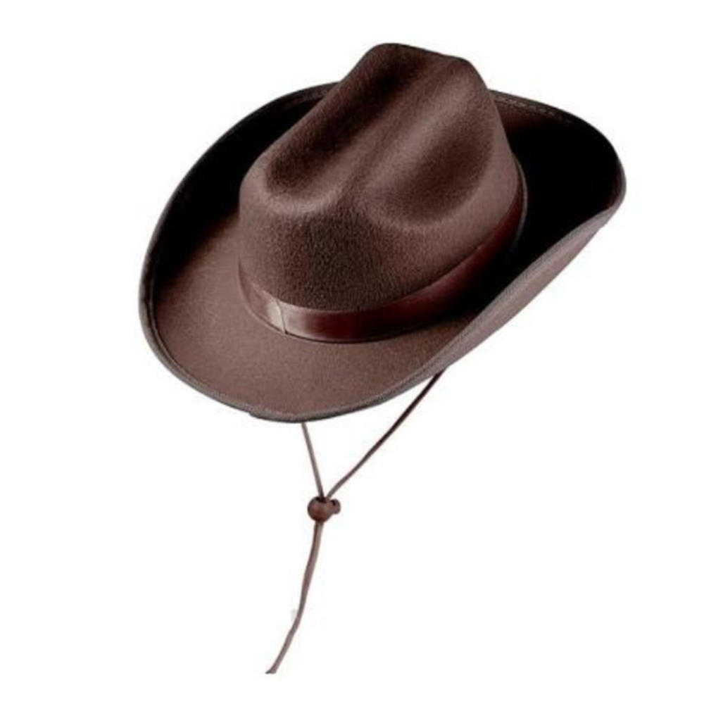 

Pink Cowboy Hat 22 Circumference Dress Up Costume Clothes for Kids Pretend Play Party Favors Western Cowboy Hat for Boys Girls темно-коричневого кольору