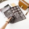 Retro Brown Silk Scarf Fashion Old Money Style 71 Small Square Scarf Versatile High-end Shirt Neck Silk Scarf Headscarf