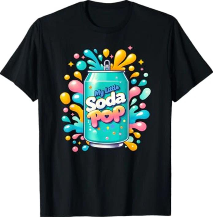 

Моя маленькая газировка Дети K-Pop Музыка Совпадение Корейское Аниме Футболка 3XL