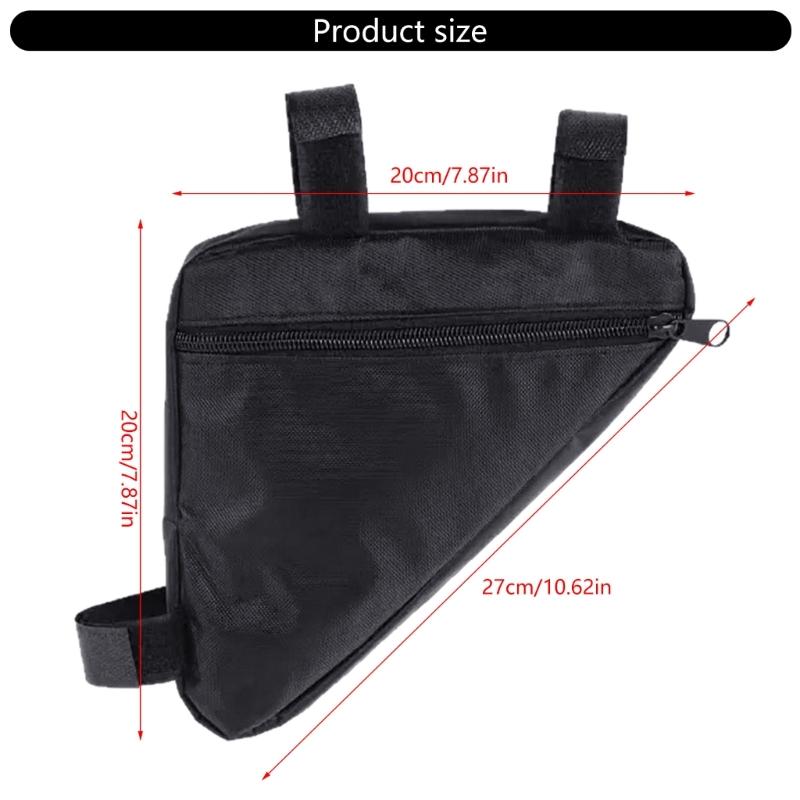 Durability Waterproofed Bike Frame Bag Antslip Base Low Wind Resistance Bag Bike Accessories Storage