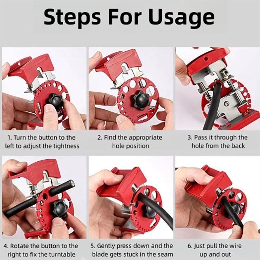 Handheld Wire Stripper Tool Versatile On-The-Go Stripper Durable Stripping Machine Quick