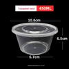 ZISIZ Round Disposable Food Container