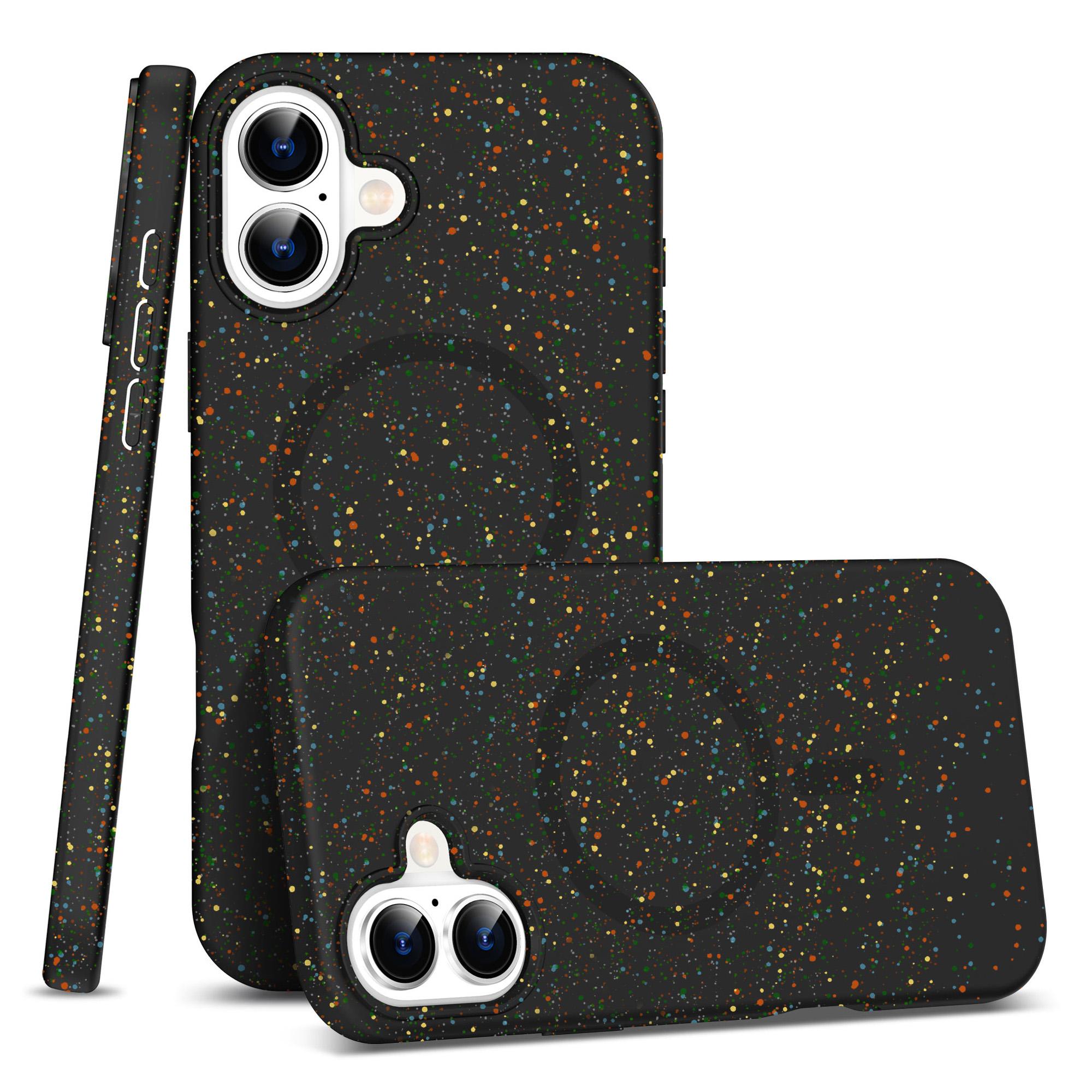 

Чохол для iPhone 16, сумісний із твердою матовою накладкою MagSafe Colorful Dot для ПК