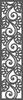 A2 Pendant, openwork decoration, black, 21x90