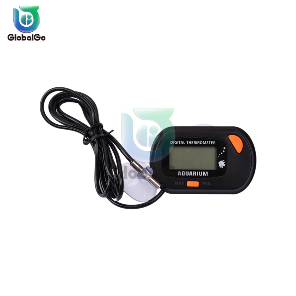 -50℃ - 70℃ Termômetro Digital para Aquário com Ventosa Sensor de Temperatura Medidor Testador Medição de Termômetro