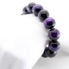Ishiki Purple Tiger 16mm Power Stone Prayer Bead Bracelet