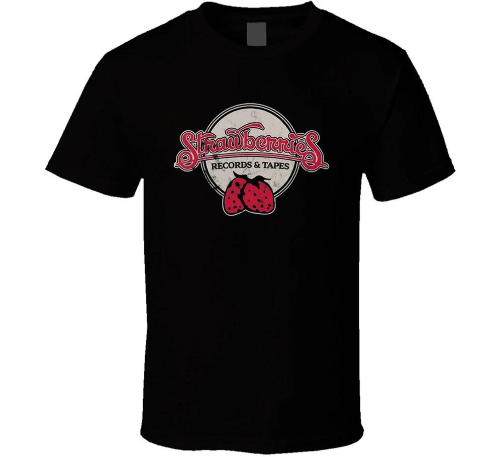 Strawberries Records & Tapes T Shirt 3XL