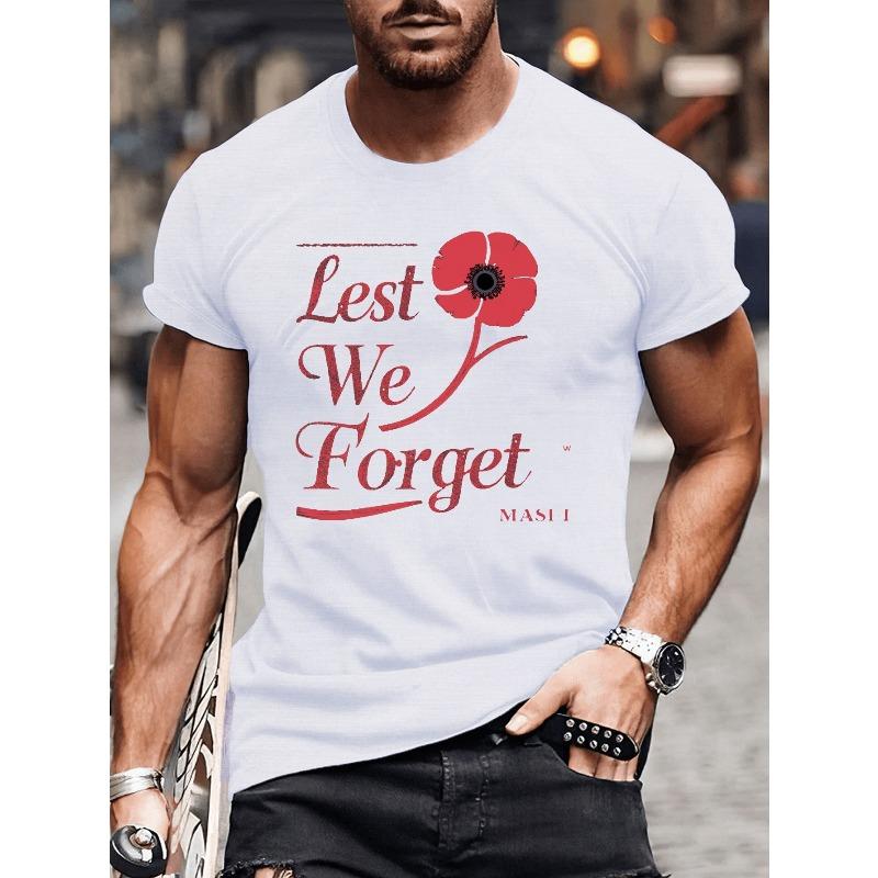 

Plus Size Men S T-Shirt - Short Sleeve Crew Neck with Graphic, Casual Knit Fabric Tee for Summer - Suitable for Adults S белый