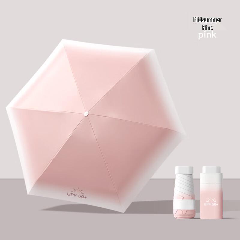 JINHE Mini Card-Sized Dual-Use Umbrella