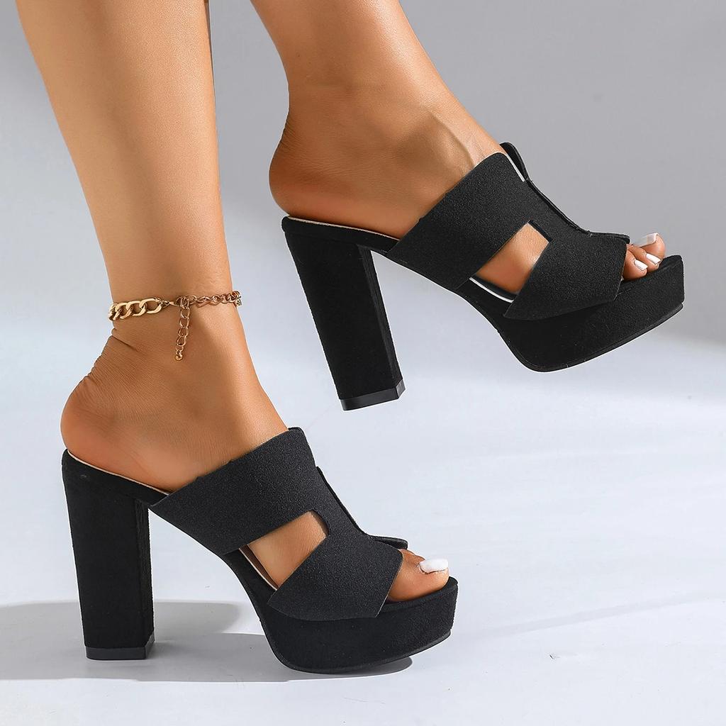 Woman Sandals Outdoor Summer Woman Shoes Platform High Heels Sandals Elegant Party Shoes Sexy Outside Big Size Heels Woman