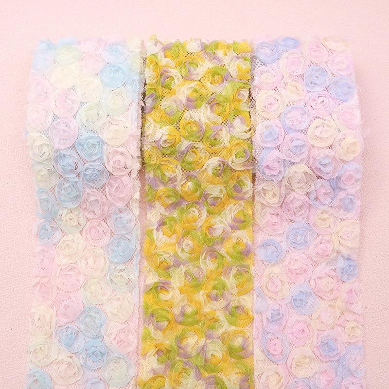 DIY Verzierung Mesh Party-Accessoires Kleid Stickerei Tasche Dekorationen Rosenblätter Vorhänge Geschenk