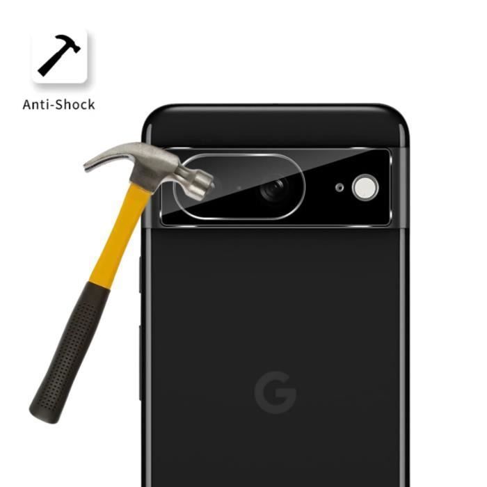 Protection de caméra - Phonillico® - Google Pixel 8 - Lot de 2 - Verre Trempé - Résistant aux rayures