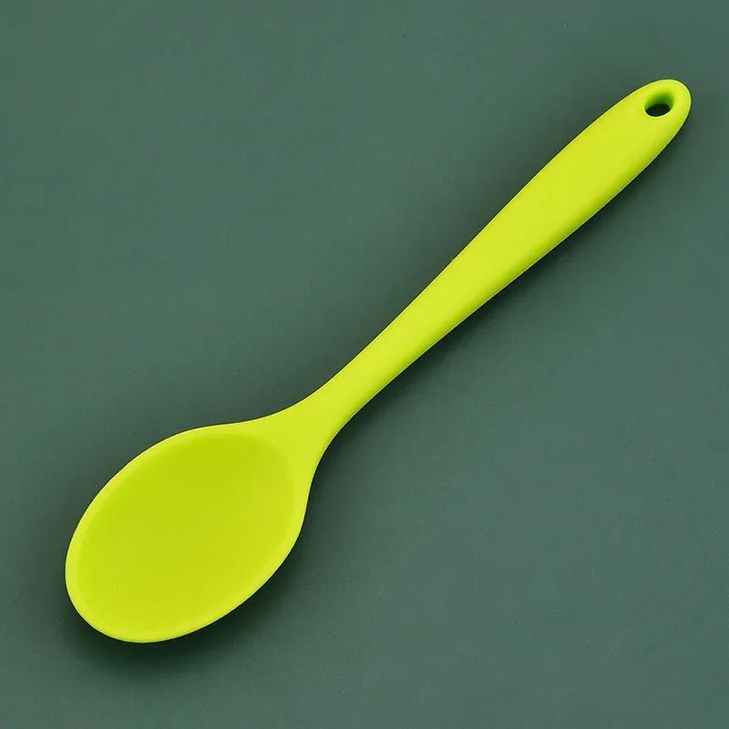 

Heat Resistant Non - stick Easy To Clean High Temperature Silicone Spoon Tableware Utensil Kitchen Tool for Rice, 8 Colors