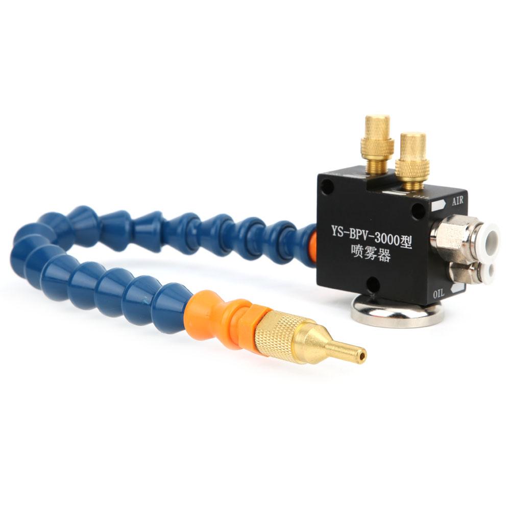 Mist Coolant Lubrication Cooling Sprayer Universal Brass Spray Port CNC Engraving Machine