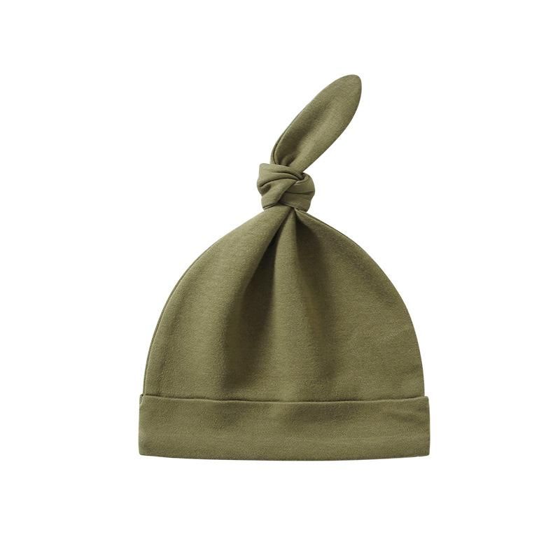 Baumwolle Neugeborenen Baby Mützen Jungen Mädchen 0-3M Schlafmützen Unisex Hübsche Säuglings Krankenhaus Mützen DIY Verstellbare Bonnet Fotografie Requisiten