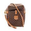 Used Macadam Shoulder Bag PVC Coated Canvas Leather Brown Used Women