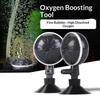 1/2Pcs Plastic Aquarium Air Stone Pond Fish Tank Pump Aerator Aeration Hydroponic Oxygen Accessories With Suction Cups