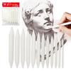 6/8/12Pcs Double Head Durable Art Drawing Tool Pastel New Blending Smudge Tortillon Material Sketching Paper Pencil