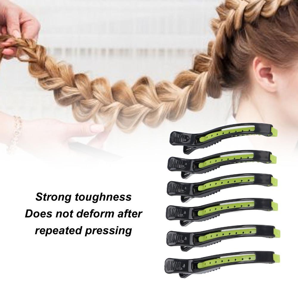 6 PCS Lightweight Sectioning Hair Clip Non Slip Salon Hair Clip Professional Hair Clip Home Salon