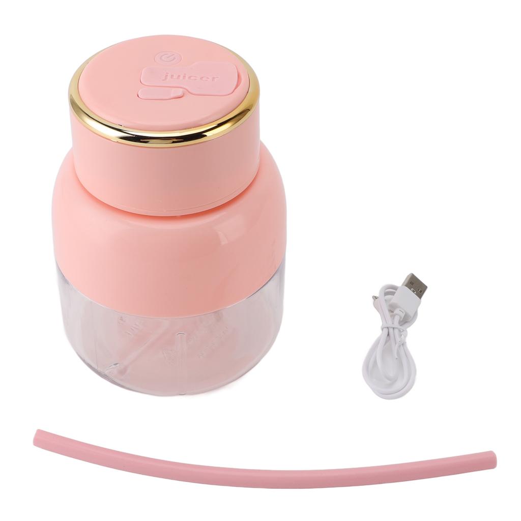 Frullatore Portatile Capacità 800ml Elettrico Portatile Tazza per Succo Ricaricabile USB Spremiagrumi Frullatore per