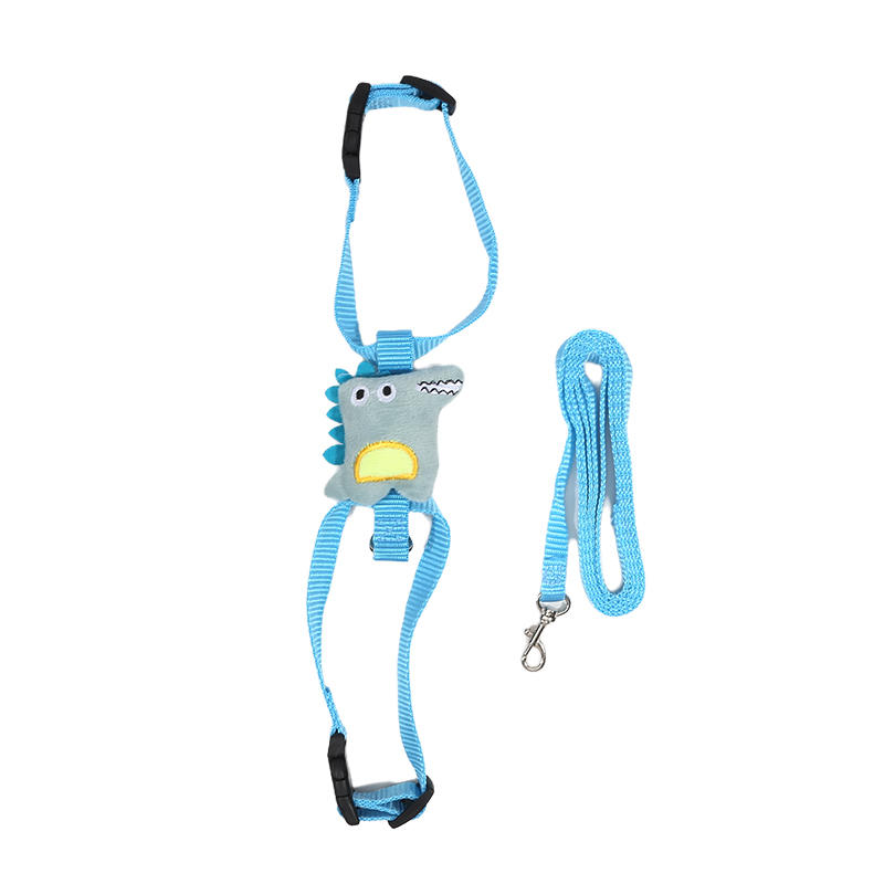 Cute Pet Dog Walking Supplies Towing Rope Chest Strap Collar Adjustable Cat Harness Small Medium Pets' Accessories Small Animals