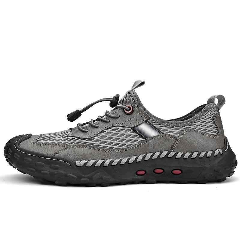 Men's Summer Mesh Breathable Casual Sneakers Thin Anti-Odor Wear-Resistant Lightweight Outdoor Sports Shoes Adult Footwear