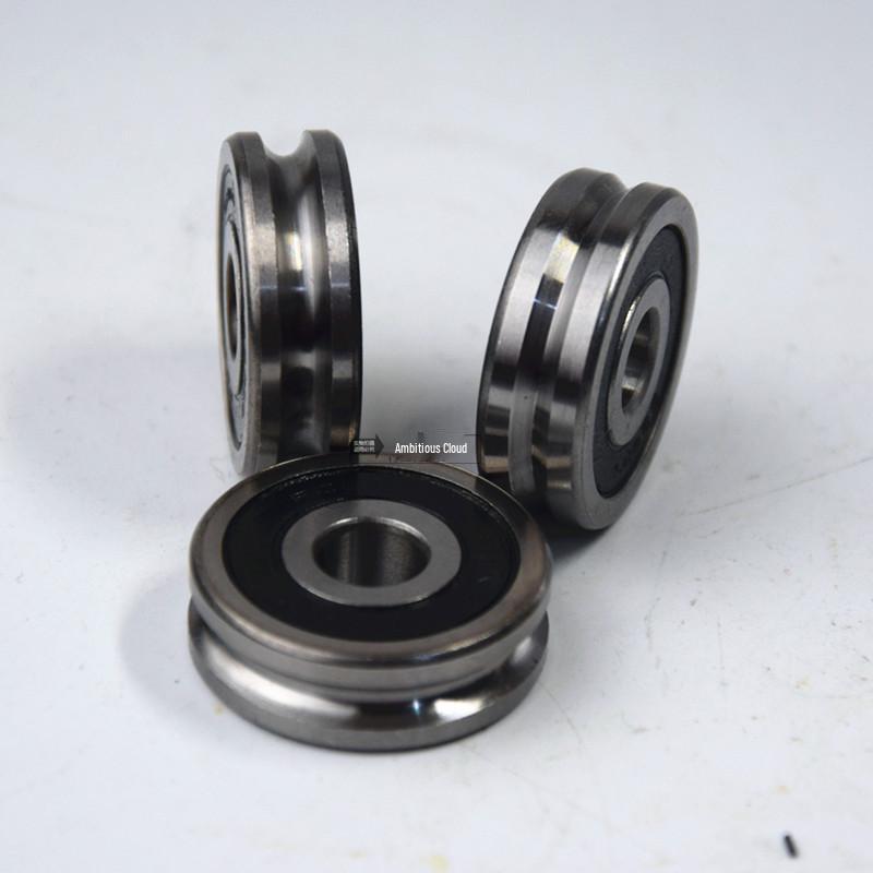 Slotted Bearings: H-Groove, V-Groove, U-Groove - Models 6200-6205, LR201, 6300, 6301