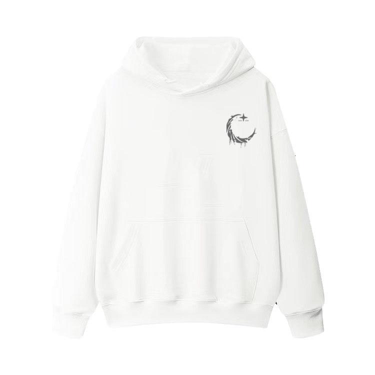 

Толстовка с капюшоном из плотного мультяшного трикотажа 500 г - Свободный крой для весны/осени Extra Large