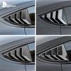 ABS Rear Car Window Shutter Cover For Tesla Model 3 2017-2025 2025 Highland Louver Side Vent Trim Triangle Modified Accessories