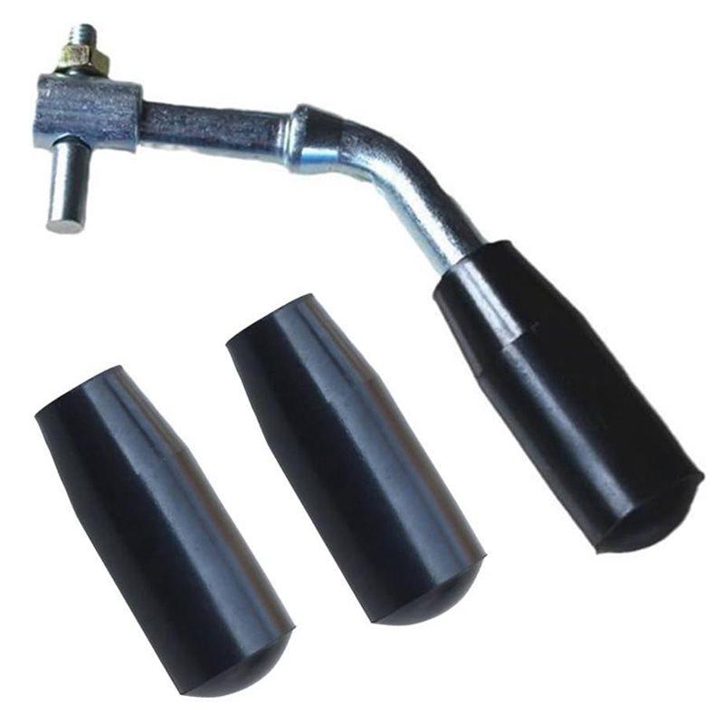 

A25F-Replacement For Heating Stove Door Handle For Furnaces, Boiler And Fireplaces- Fits 1Cm Door Hole Diameter