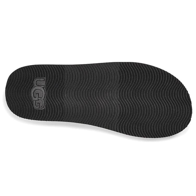 UGG Zuma Graphic Metallic Comfortable Slippers Women Slippers Black 1101558-BLK
