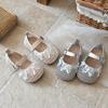 Fashion Girls Shoes Summer Kids Sandals Soft Soled Mesh Breathable Princess Shoes Anti Slip Children Beach Shoe Baby Girl Flats