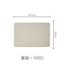 Home Use Solid Color Semi-PU Leather Placemat Waterproof Oil-Resistant Heat-Resistant Table Mats Dining Hotel Settings