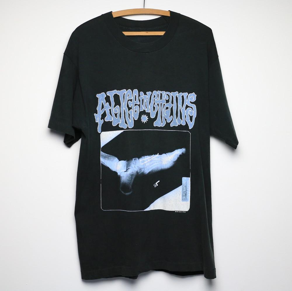 

1992 Alice In Chains Broken Foot X Ray Tour T-Shirt Unisex Tee Unisex T-Shirt XXL