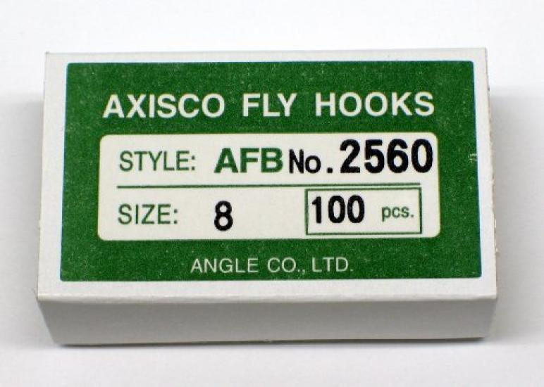 AXISCO Fly Hooks (100-pack) AFB 2560-#8 Fishing Hooks