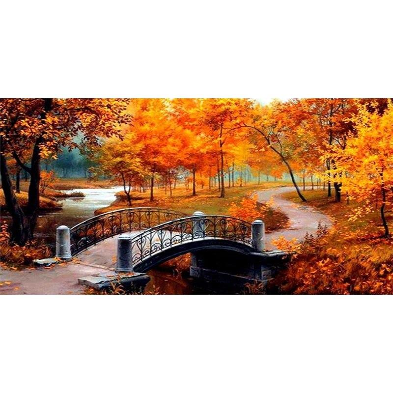 

Красивый пейзаж, настенная живопись, холст, картина, пейзаж, настенные картины для гостиной, гостиной, домашний декор 60x180CM NO FRAME гиганты оранжевый