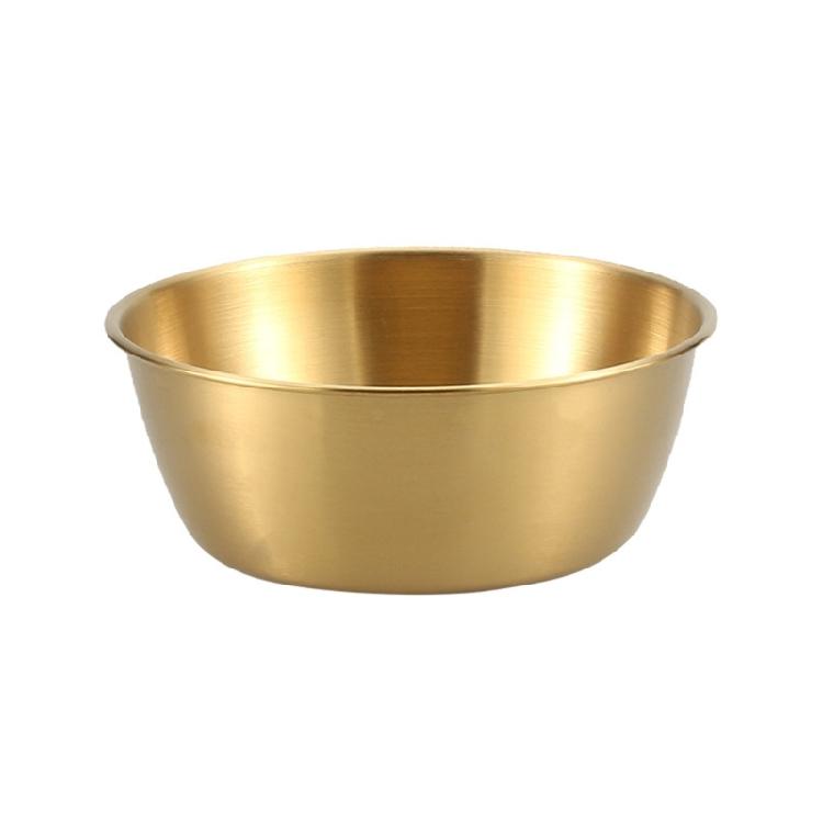 Metal Salad Bowls Restaurant Seasoning Bowl Food Container Noodles Bowl Condiment Container for Camping, Hiking, Picnic
